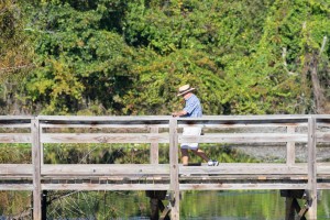 Cigar Smoker at Brick Pond Park   North Augusta 8736